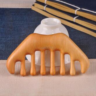 Haar Massage Kam Brede Tanden Natuurlijke Houten Kam Hoofd Meridiaan Massage Tool Handgemaakte Anti Statische Kam Massage & Schrapen 3