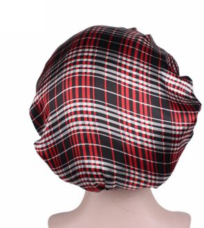 Haar Satijn Motorkap Voor Slapen Douche Cap Zijde Motorkap Motorkap Vrouwen Nachtrust Cap Head Cover Brede Elastische Band 02