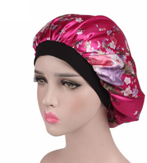 Haar Satijn Motorkap Voor Slapen Douche Cap Zijde Motorkap Motorkap Vrouwen Nachtrust Cap Head Cover Brede Elastische Band 03