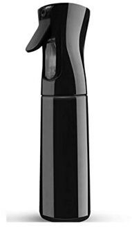 Haar Spuitfles-Ultra Fijne Continue Water Mister Voor Hairstyling, Schoonmaken, Planten, Verneveling & Skin zwart / S 200ml