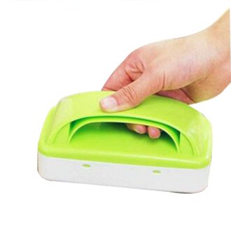 Haar Stofverwijdering Borstel Met Handvat Anti-Statische Borstel Voor Sofa Kleding Wollen Jas Droge Borstel EIG88 groen