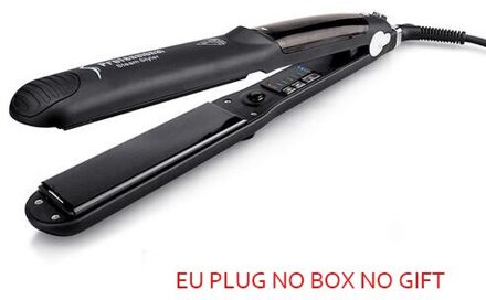 Haar Stoom Stijltang Keramische Stoom Flat Iron Vapor Plate Nat/Droog Haar Ijzer Stoomboot Styling Tool Hair Styling Accessoires EU geen doos nee gift
