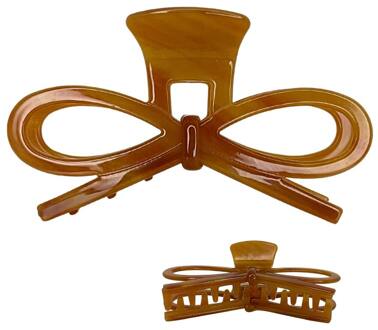 Haar Styling Beauty Flow Uma Bow Claw Amber 1 st