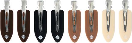 Haar Styling brushworks Nude No Crease Hair Clips 8 st