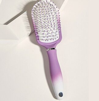 Haar Styling Glad Haar Kam Massage Kam Multifunctionele Luchtkussen Kam Paars Gradiënt Airbag Curling Kam