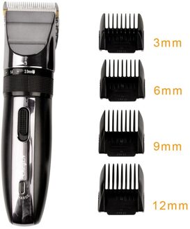 Haar Trimmer Clipper Elektrische Scheerapparaat Baard Trimmer Professionele Oplaadbare Kapsel Titanium Keramische Mes Clipper Mannen