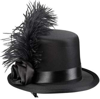 Haaraccessoire Mini-hoedje Juliette Zwart