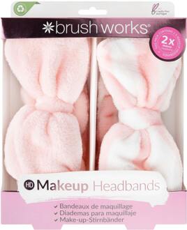 Haarband brushworks Makeup Headbands 2 st