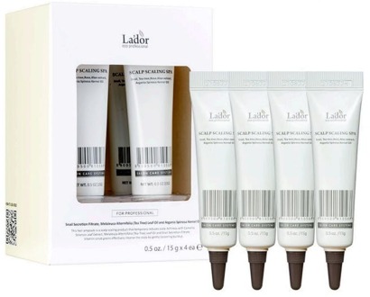 Haarbehandeling La'Dor Scalp Scaling Spa Ampoule 4 x 15 g