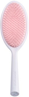 Haarborstel brushworks Wet Detangling Hair Brush White/Pink 1 st