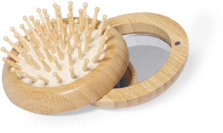 Haarborstel met Spiegel Bamboe