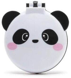 haarborstel met spiegel - panda