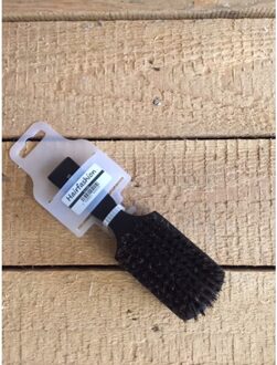 Haarborstel zwart 18cm