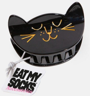 Haarclip Cat Zwart