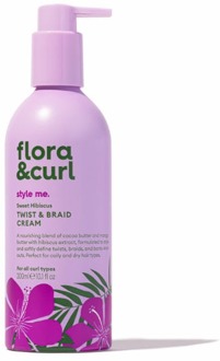 Haarcrème Flora & Curl Sweet Hibiscus Twist & Braid Cream 300 ml