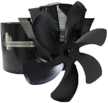 Haard Fan 5 Bladen Stille Kachel Ventilator Voor Grote Luchtvolume # W0 wall mounted