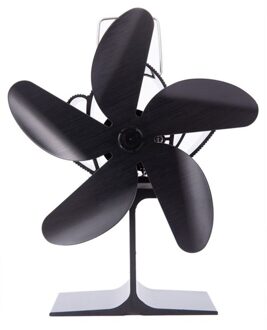 Haard Fan Eco Gereedschap 5 Blades Rustig Efficiënte Warmte Distributie Accessoires Benodigdheden Thuis Warmte Aangedreven Kachel Ventilator A2