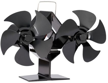 Haard Fan Eco Levert Accessoires Rustig Efficiënte Warmteverdeling Thuis 5 Blades Gereedschap Warmte Aangedreven Kachel Ventilator A1
