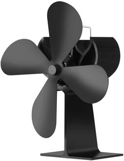 Haard Ventilator Verwarming Oven Warmte Aangedreven Kachel Ventilator voor Hout/Log Brander/Haard Eco Vriendelijke Vier-blad fans