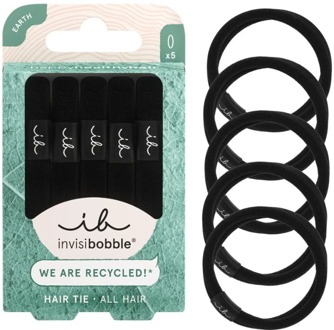 Haarelastiek Invisibobble Hair Tie Black 5 st