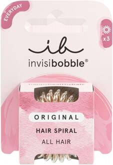 Haarelastiek Invisibobble Original Hair Elastics Bronze Me Pretty 3 st