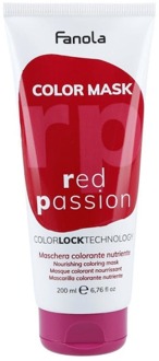 Haarmasker Fanola Color Mask Red Passion 200 ml