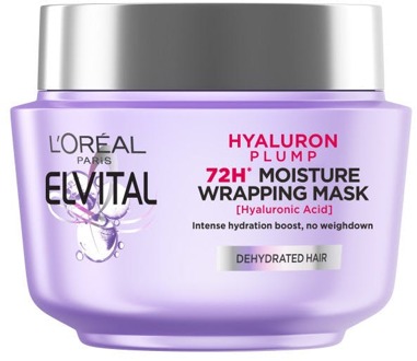 Haarmasker L'Oréal Paris Elvital Hyaluron Plump Mask 300 ml