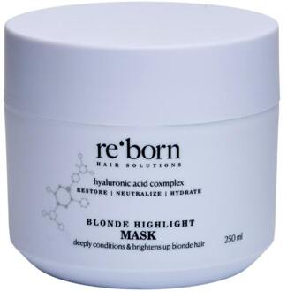 Haarmasker Re'born Hair Solutions ReBorn Blonde Highlight Mask 250 ml