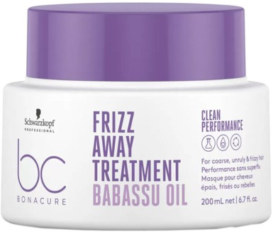 Haarmasker Schwarzkopf Professional Bonacure Clean Performance Frizz Away Treatment 200 ml