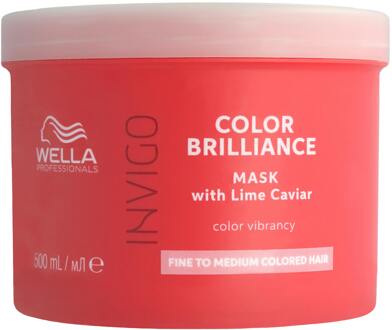 Haarmasker Wella Professionals Invigo Color Brilliance Mask Fine Hair 500 ml