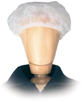 Haarnet | d. 52 cm wit | PSA-categorie I | 200 stuks - CLIP-W52 CLIP-W52