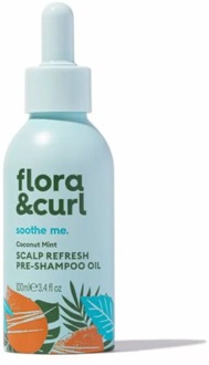 Haarolie Flora & Curl Coconut Mint Scalp Refresh Pre-Shampoo Oil 50 ml