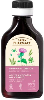 Haarolie Green Pharmacy Burdock Oil And Horsetail Anti-hair Loss Oil 30 ml