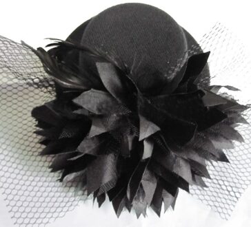 Haarspelden Ladys Mini Top Hat Cap Lace Fascinerende Haar Clip Kostuum Accessoire