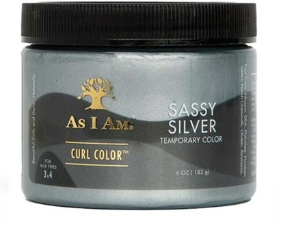Haarverf As I Am Curl Color Sassy Silver 182 g