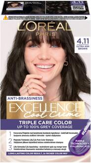 Haarverf L'Oréal Paris Excellence 4.11 Ultra Ash Brown 1 st