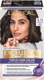 Haarverf L'Oréal Paris Excellence 5.11 Ultra Ash Light Brown 1 st