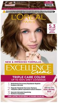 Haarverf L'Oréal Paris Excellence Creme 5.3 Golden Light Brown 1 st