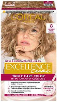 Haarverf L'Oréal Paris Excellence Creme 8 Natural Light Blonde 1 st