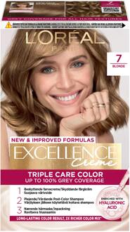 Haarverf L'Oréal Paris Excellence Creme Hair Color 7 Darkest Blond 1 st