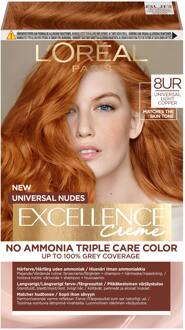 Haarverf L'Oréal Paris Excellence Universal Nudes Light Copper 1 st