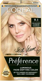 Haarverf L'Oréal Paris Préférence 9.1 Viking Ash Blonde 1 st