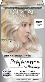 Haarverf L'Oréal Paris Préférence Le Blonding Toner Platinum Ice 1 st