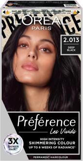 Haarverf L'Oréal Paris Préférence Vivid Colours 2.013 Deep Black 1 st