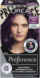 Haarverf L'Oréal Paris Préférence Vivid Colours 3.161 Magnetic Plum 1 st