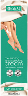 Haarverwijderaar Beauty Formulas Haarverwijderaar Crème Shea Boter 100 ml