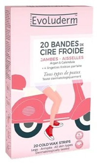 Haarverwijderaar Evoluderm Cold Wax Strips 20 st