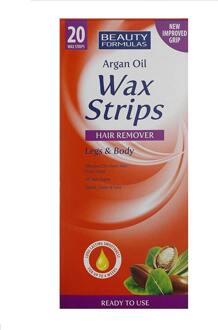 Haarwax Beauty Formulas Argan Oil Wax Strips 20 st
