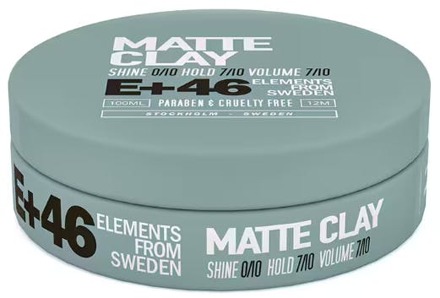 Haarwax E+46 Elements From Sweden Matte Clay 100 ml