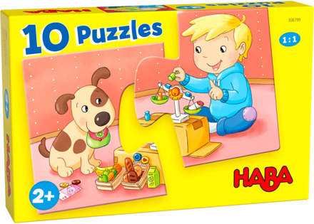 Haba 10 puzzels - Mijn speelgoed